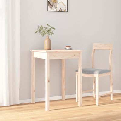 vidaXL Blagovaonski stol 55 x 55 x 75 cm od masivne borovine