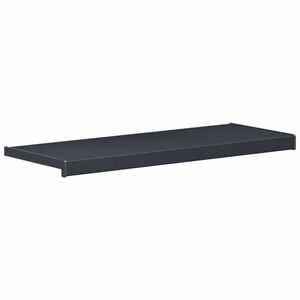 vidaXL Prozorska klupčica Antracit s drvenim uzorkom 80 x 35 x 4,5 cm