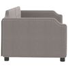 vidaXL Dnevni krevet smeđesivi 90 x 200 cm od tkanine