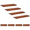 vidaXL Step treads 8 kom. 90 x 25 x 2 cm Smeđa Čvrsto drvo bukve