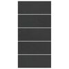vidaXL Podni sheet za bazen 550 x 280 x 0,1 cm Pravokutni Crna