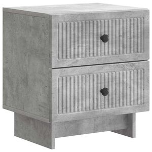 vidaXL Noćni ormar Betonska siva 43 x 34,5 x 47,5 cm Konstruirano drvo