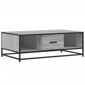 vidaXL Stolić za kavu boja hrasta sonome 100x57x35 cm od drva i metala