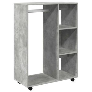 vidaXL Ormar siva boja betona 80 x 40 x 110 cm od konstruiranog drva