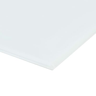 vidaXL Zidna bijela magnetna ploča od stakla 80 x 60 cm
