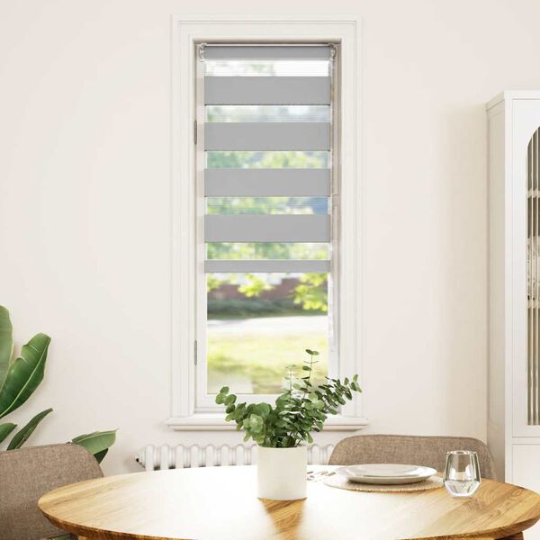 vidaXL Zavjesa zebra 40x100 cm širina tkanine 35,9 cm poliester