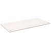 vidaXL Ploča za radni stol bijela 110x60x2,5 cm od masivne borovine