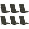 vidaXL Jastučići za stolice s visokim naslonom - 6 komada VIANEN 6 pcs