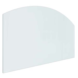 vidaXL Staklena ploča za kamin *Transparent*an 100 x 60 cm Stakl