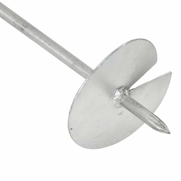 vidaXL Sidra za tlo 6 kom 10 x 60 cm od pocinčanog metala