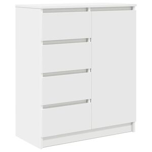 vidaXL Komoda s ladicama bijela 71x35x84 cm izrađeno drvo