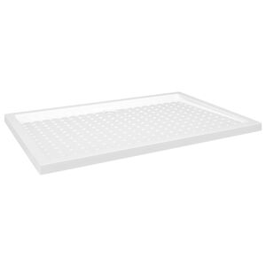 vidaXL Podloga za tu&scaron;iranje s točkicama bijela 80 x 120 x 4 cm ABS