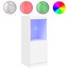 vidaXL Komoda s LED svjetlima bijela 41x37x100 cm
