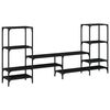 vidaXL TV ormarić crni 206,5 x 28,5 x 95 cm od konstruiranog drva