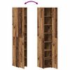 vidaXL Highboard 2 pcs Staro drvo 30 x 42,5 x 185 cm