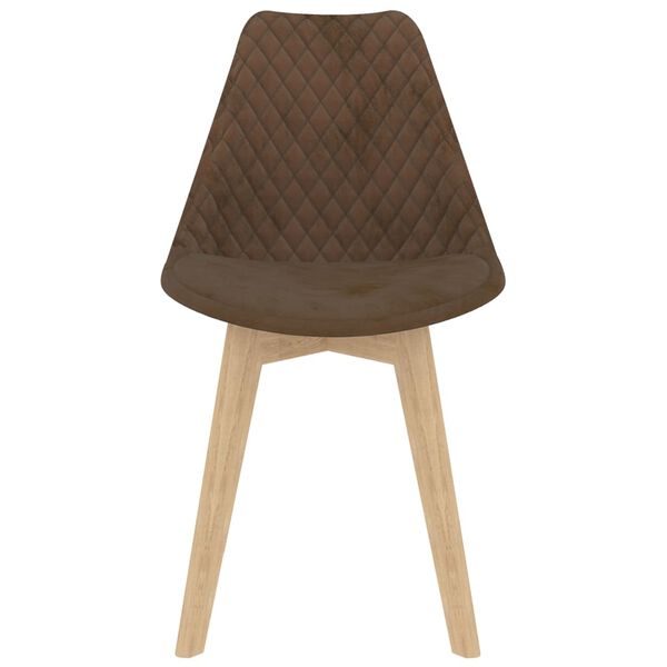 vidaXL Blagovaonske stolice 2 kom smeđe bar&scaron;unaste