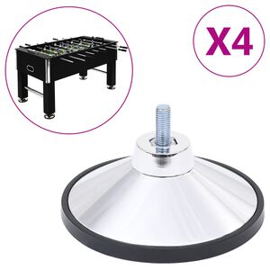 vidaXL Noge za stolni nogomet 4 kom kromirane M10