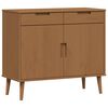 vidaXL Kreveta MOLDE Karamele 90 x 40 x 80 cm