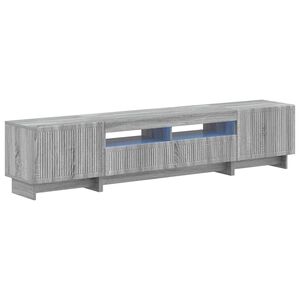 vidaXL 5-dijelni LED TV ormarić Siva Sonoma Konstruirano drvo