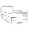 vidaXL Box spring krevet s madracem ružičasti 100x210 cm bar&scaron;unasti