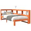 vidaXL Krevet s regalom za knjige bez madraca 90 x 190 cm od borovine