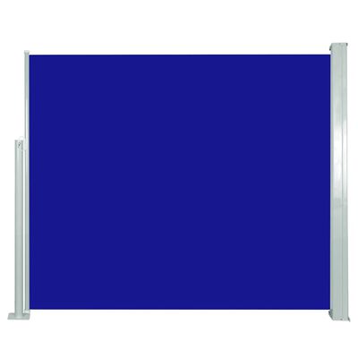 vidaXL Uvlačiva bočna tenda 120 x 300 cm plava