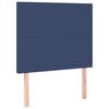 vidaXL Krevet box spring s madracem LED plavi 100x200 cm od tkanine