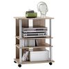 FMD stalak za TV/Hi-Fi s 3 odjeljka 65 x 40 x 79,2 cm od hrastovine