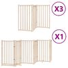vidaXL Vrata za pse s vrata&scaron;cima 15 panela sklopiva 750 cm drvo topole