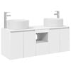 vidaXL Set ormarića za kupaonicu 3 kom. Bijela 49,5 x 44,5 x 65,5 cm