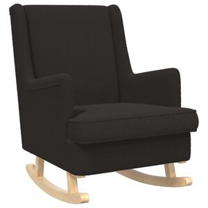 vidaXL Ljuljačka Crna 62 x 80 x 85 cm Boucl&eacute;