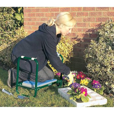 Draper Tools vrtna sjedalica / podloga za klečanje željezna zelena
