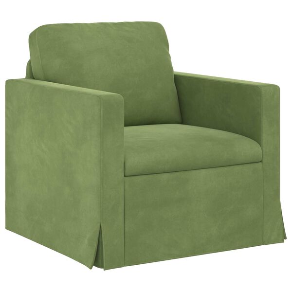 vidaXL Sofa 2 pcs Svijetlo zelena 138 x 78 x 80 cm Bar&scaron;un