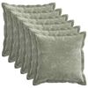 vidaXL Presvlaka za jastuk 6 kom. HOUTEN Zelena 30 x 30 cm