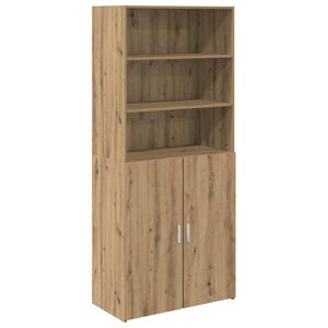 vidaXL Highboard Umjetnički hrast 80 x 42,5 x 185 cm Konstruirano drvo