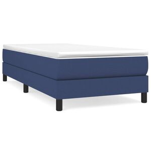 vidaXL Krevet s oprugama i madracem plavi 80x200 cm od tkanine