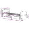 vidaXL Okvir za krevet s 2 ladice 90 x 200 cm od masivne borovine