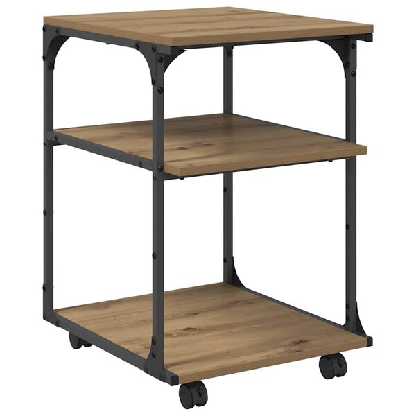 vidaXL Držač za printer Umjetnički hrast 43 x 48 x 64 cm