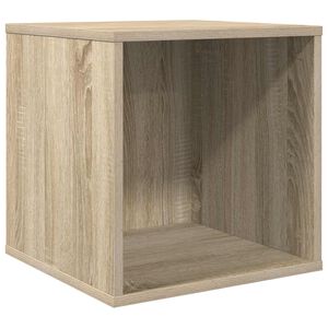 vidaXL Kutija za vinilne albume Hrast sonoma 37 x 36,5 x 38 cm