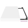 vidaXL Plutajuća zidna polica bijela 80 x 23,5 x 3,8 cm MDF