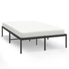 vidaXL Metalni okvir za krevet crni 120 x 190 cm