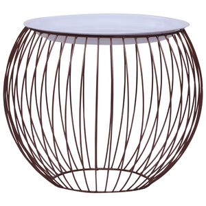 vidaXL Stolić za kavu zlatni &Oslash; 51 cm