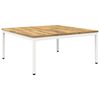 vidaXL Stolić za kavu Bjeljenje 98 x 100,5 x 45 cm Čvrsto drvo akacije