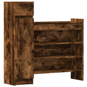 vidaXL Ormarić za cipele boja hrasta 100,5x28x100 cm konstruirano drvo
