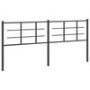 vidaXL Metalno zamjensko uzglavlje crno 193 cm