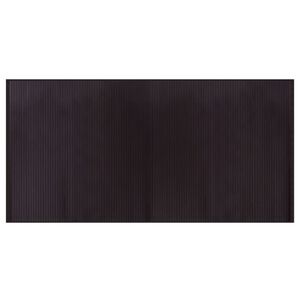 vidaXL Tepih pravokutni tamnosmeđi 100 x 200 cm od bambusa