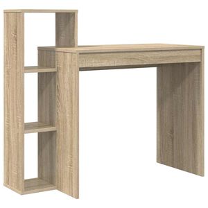 vidaXL Stol Sonoma hrast Konstruirano drvo 100 x 40 x 90 cm