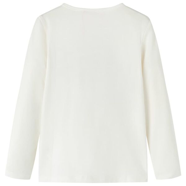 Dječja majica dugih rukava svjetlobež 92