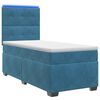 vidaXL Boxspring krevet s madracem Plava 90 x 190 cm Bar&scaron;un