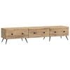 vidaXL TV ormar Hrast artisan 147 x 34,5 x 30 cm Konstruirano drvo
